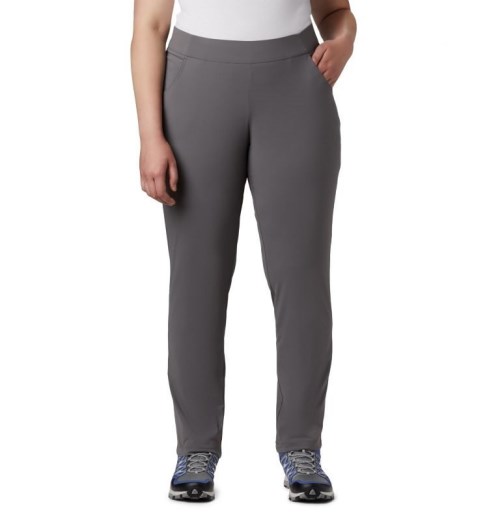 Women's Columbia Anytime Casual Pull On Pants Grey | Plus Size CA-RA350